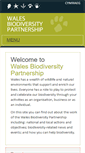 Mobile Screenshot of biodiversitywales.org.uk